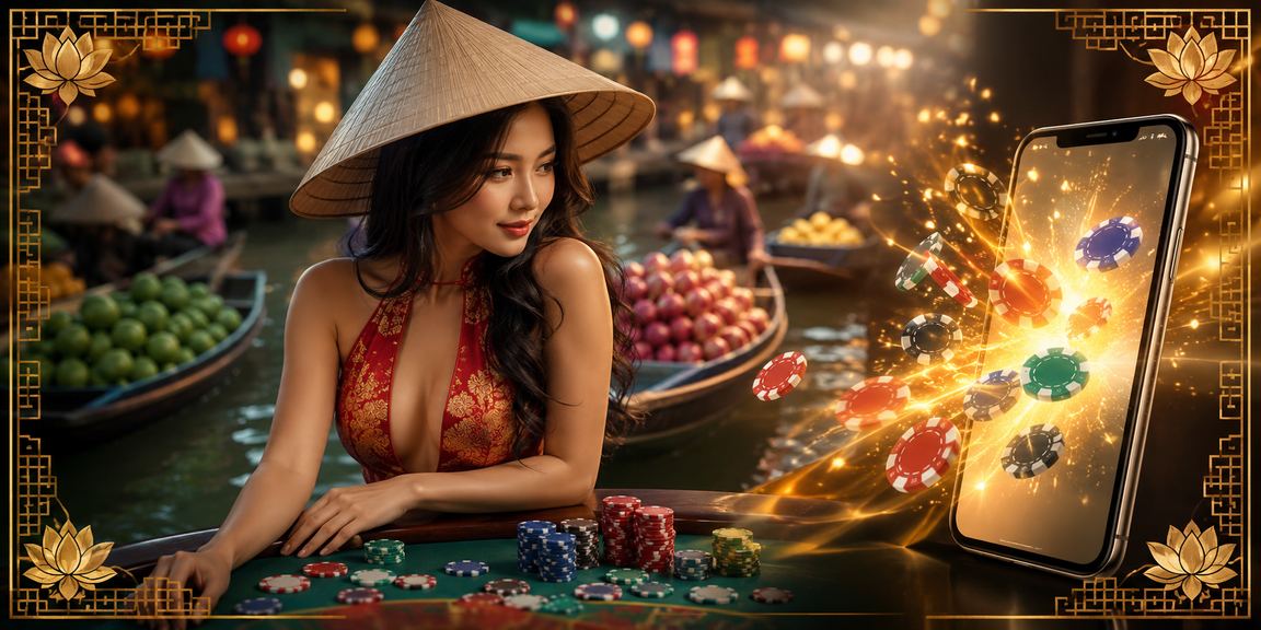 Người dùng vùng Mekong truy cập kqdb trên điện thoại ban đêm